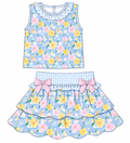 Floral skort set