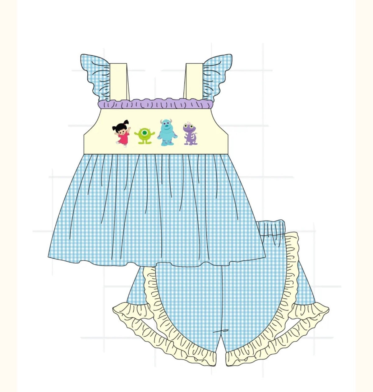 Monster short set