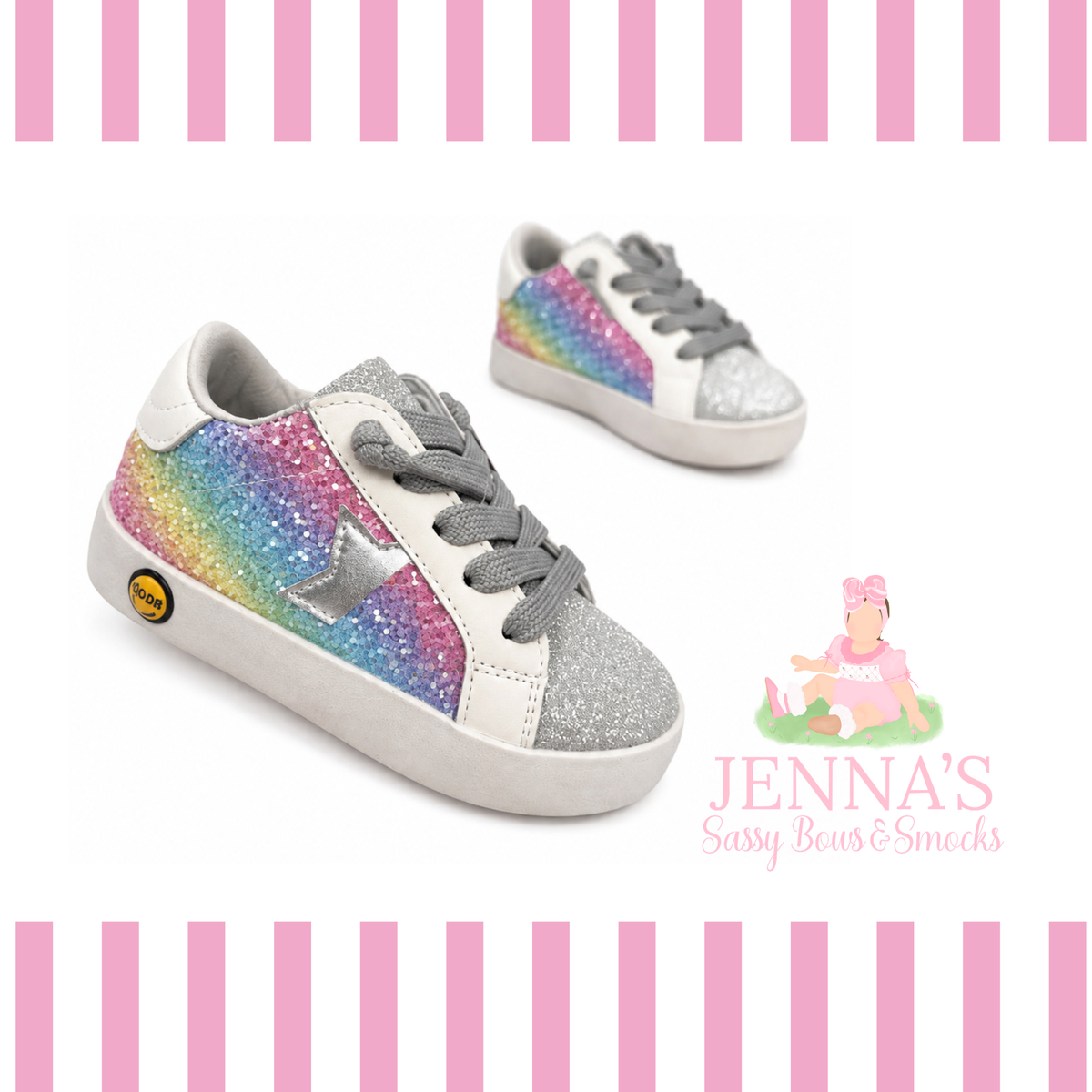 Rainbow Twinkle Toe Shoes