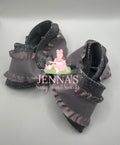 Silver Glitter Ruffle