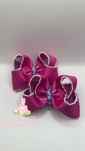 Fuchsia Satin piggies