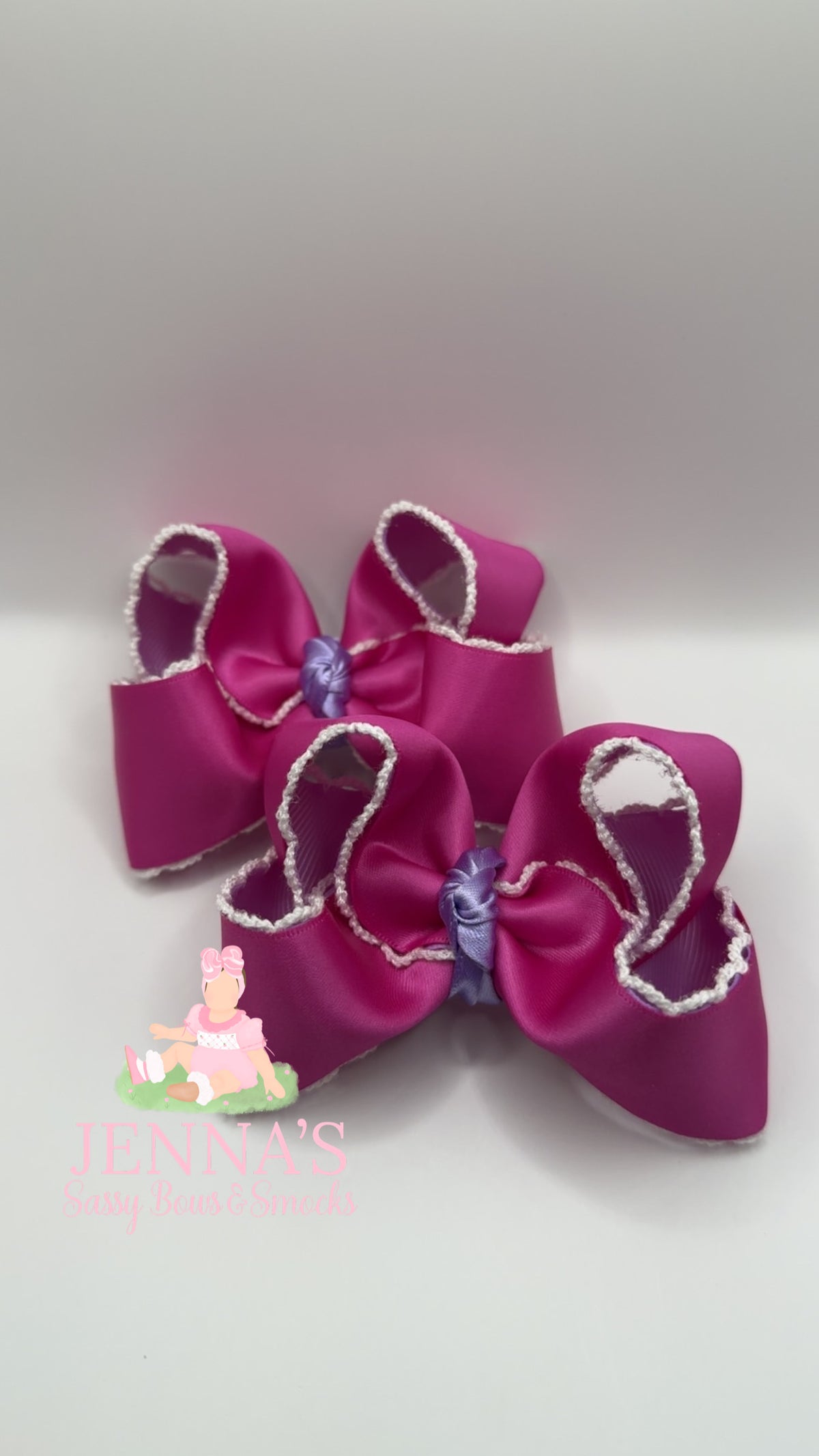 Fuchsia Satin piggies