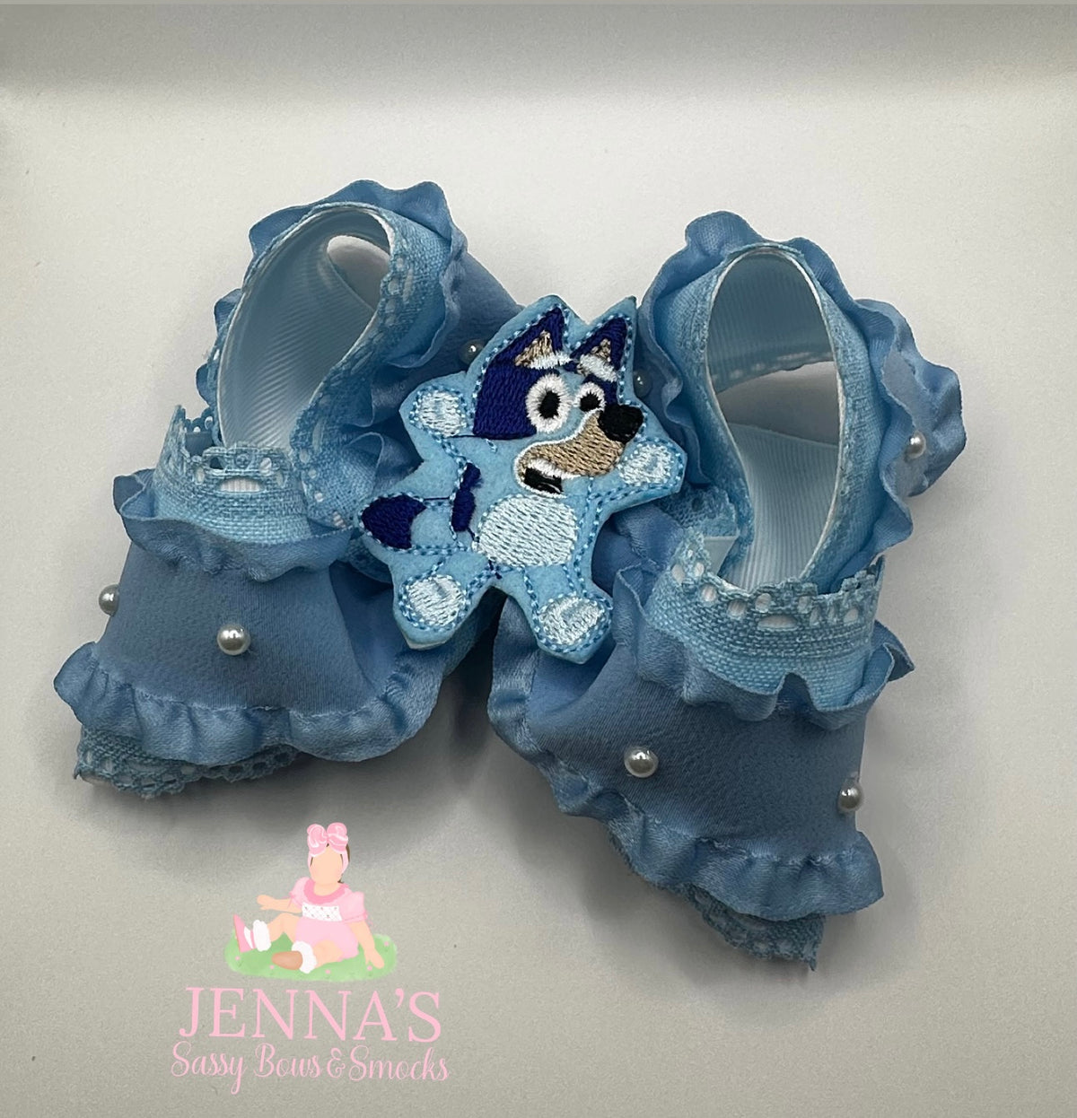 5” Blue Dog Bow