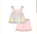 Patchwork short set