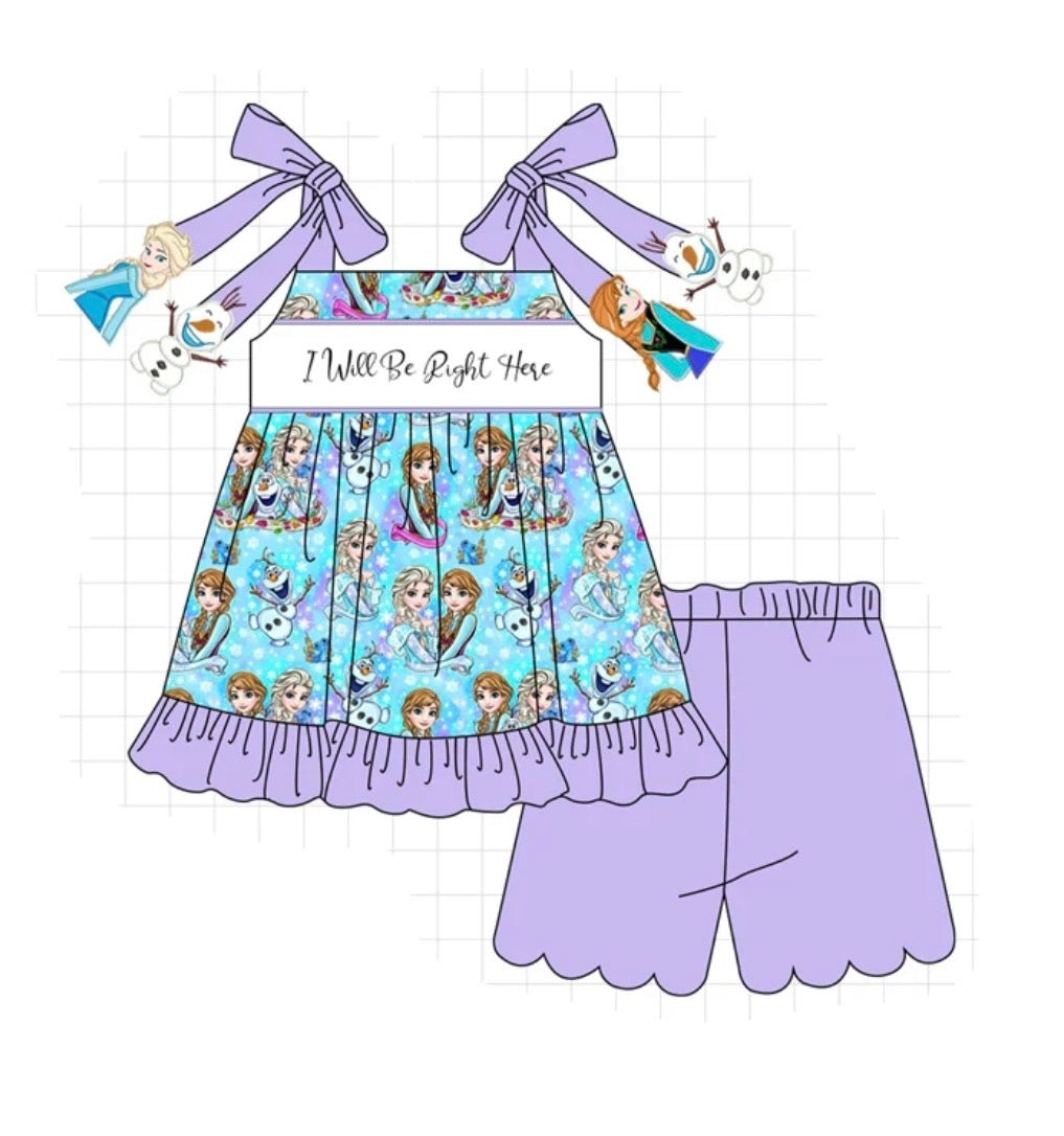 Frozen short set