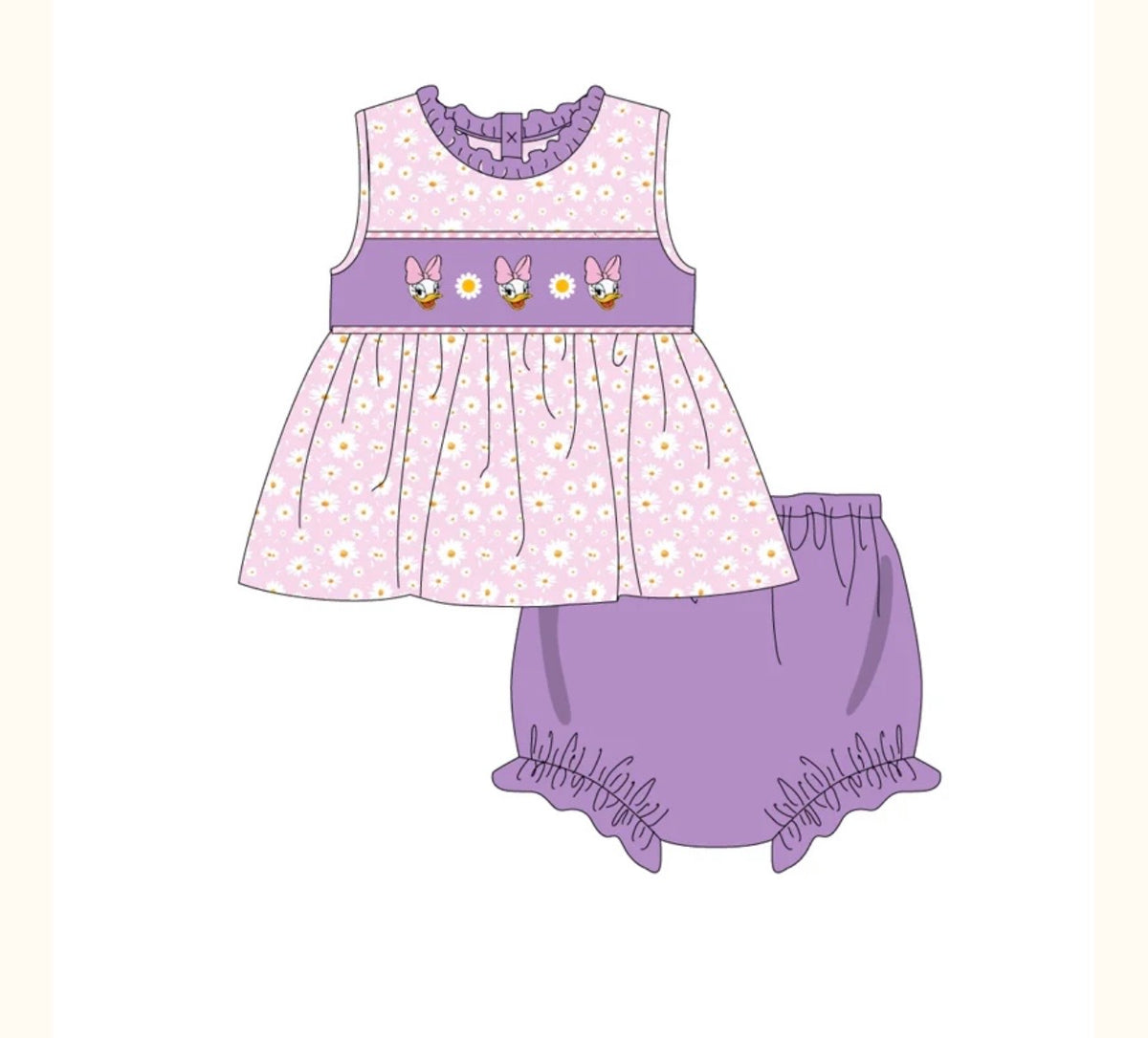 Daisy diaper set